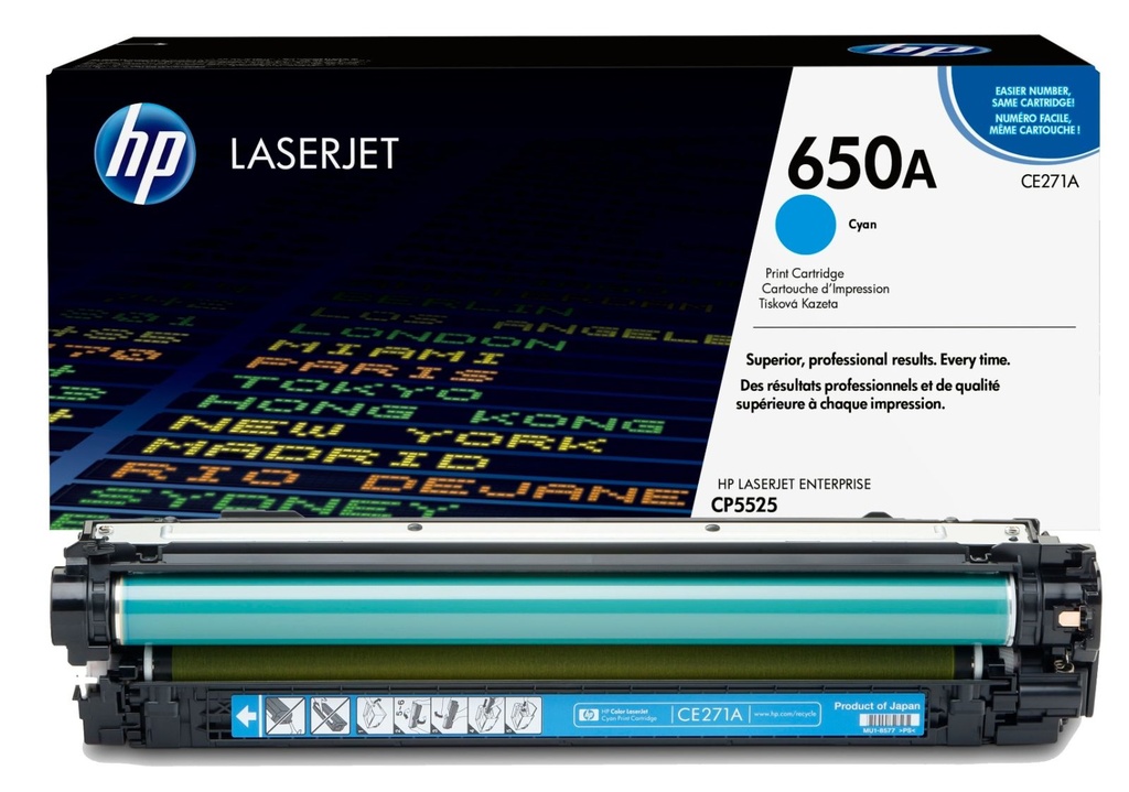 HP 650A Cyan (CE271A)