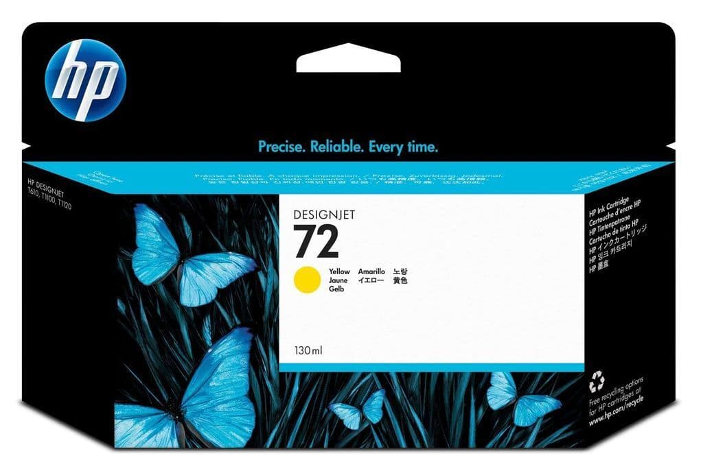 HP 72 Yellow Ink (130ml)