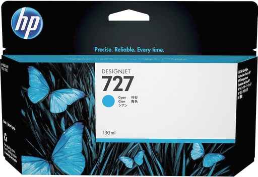 HP 727 Cyan Ink (130ml)