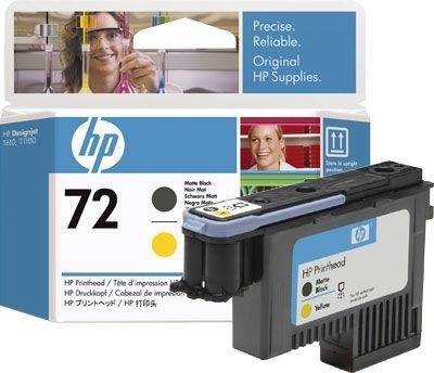HP 72 Print Head (Matte BK Yellow)