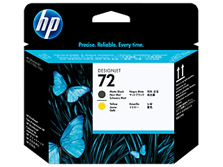 HP 72 Print Head (Matte BK Yellow)